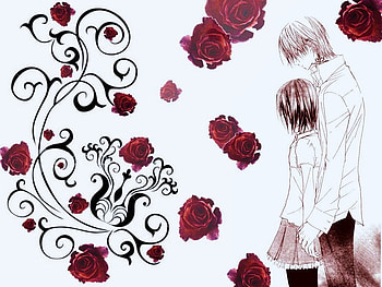 Vampire knight, yuki cross, vampire, love, kiryuu zero HD wallpaper