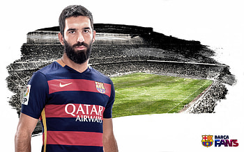 Arda Turan, soccer, sports, football, fc-barcelona, fcb, fc-barcelona-team HD wallpaper