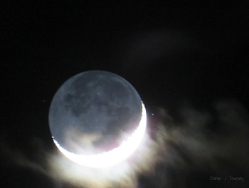 High Res Moon, Partial Eclipse, The Visionary Folk grapher, Daniel J Towsey HD wallpaper