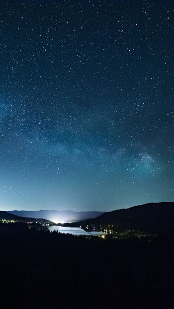 Night Sky, Night HD phone wallpaper