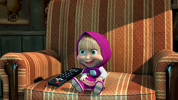 Cartoon, Masha And The Bear HD wallpaper