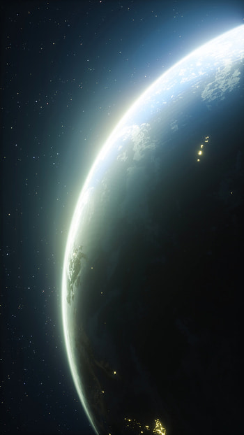 Universe, Stars, Shining, Planet HD phone wallpaper