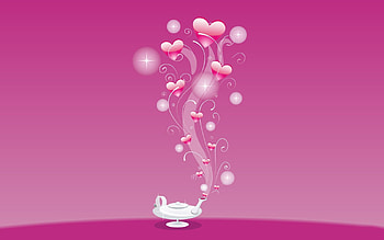 Love, Light, Light Coloured, Lamp, Heart HD wallpaper