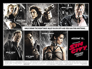 Sin City : Dark Alley Vibes in the Noir Movie Classic, movie, Sin City HD wallpaper