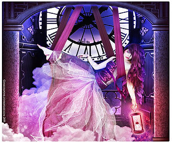 Time Guardian, pink, fantasy HD wallpaper