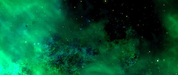 Green Nebula, Galactic vibrance, Celestial kaleidoscope, Cosmic fascination HD wallpaper