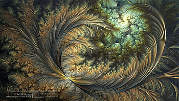 Abstract, Moon, Shine, Light, Fractals HD wallpaper