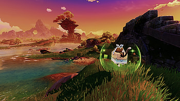 Genshin Impact — Serene Teyvat Sunset, video game, Genshin Impact HD wallpaper
