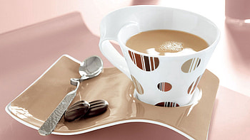 Food, Cookies, Coffee, Cup, Plate, Spoon HD wallpaper