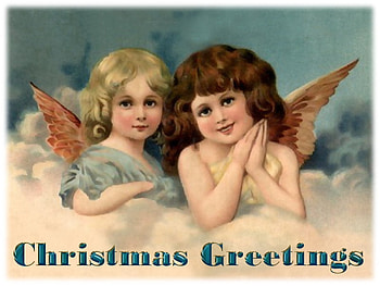 Christmas angels, angel, holiday, christmas, cloud HD wallpaper