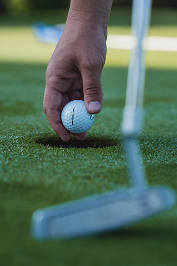 Sports, Grass, Golf, Hand, Ball HD phone wallpaper