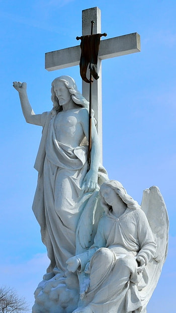 Jesus Cross, Lord Yesu, Sculpture HD phone wallpaper
