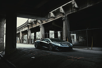 Black Lamborghini Aventador 2020 , lamborghini-aventador, lamborghini, cars, behance HD wallpaper