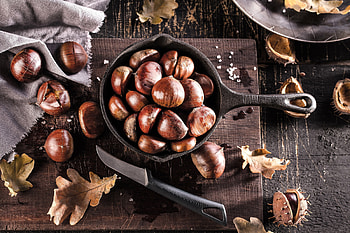 Enjoy chestnuts, Autumn bounty, Culinary versatility, Nutty goodness HD wallpaper