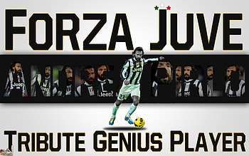 Andrea Pirlo, Forza Juve HD wallpaper