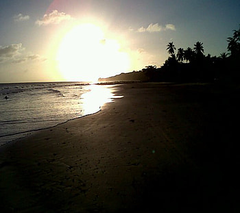 A View Of Caribbean Sunset, scenery, sand, light, beaches, sunset HD wallpaper