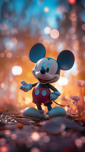 Mickey Mouse Magical Bokeh for s, Mickey Mouse HD phone wallpaper