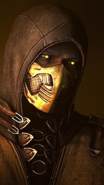 Scorpion (Mortal Kombat), video game HD phone wallpaper