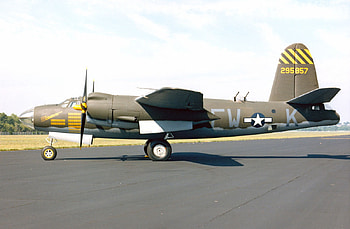 Martin B26 Marauder, b26, usaf, bomber, marauder, ww2, martin, war HD wallpaper