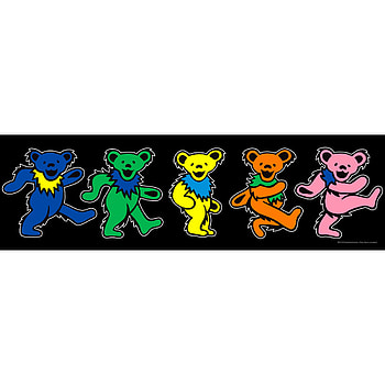 Description: The colorful, classic Grateful Dead dancing bears come to . HD phone wallpaper