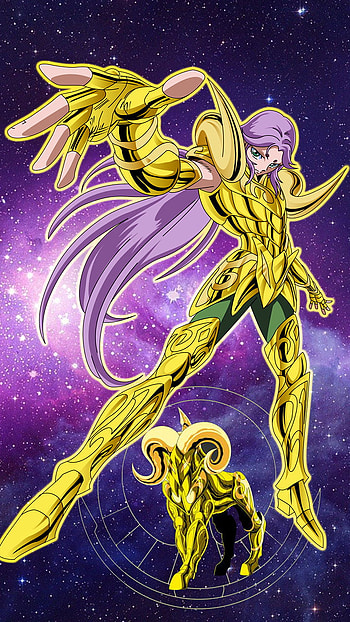 Aries Mu, Anime, Saint Seiya HD phone wallpaper