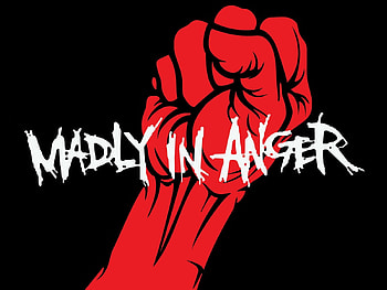 Madly in Anger, black, music, red, metallica, heavy metal, st anger, hand HD wallpaper