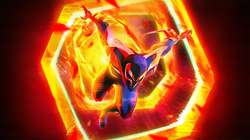 Mischief In Hiding Spider Man 2099, spiderman, spiderman-2099, superheroes, artwork, artist, digital-art, artstation HD wallpaper
