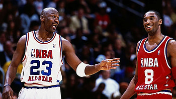 Michael Jordan and Kobe Bryant, NBA HD wallpaper