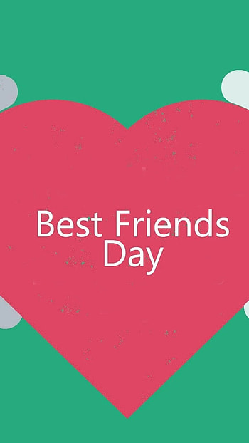 Friendship Day, Red Heart, love, friends HD phone wallpaper