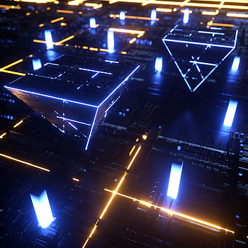 3D, Chip, Cpu, Processor, Scheme, Pyramid HD phone wallpaper