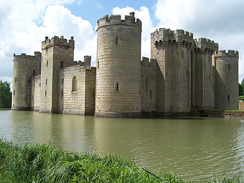 Bodiam Castle, Medieval, Middle Ages, Castles, Ancient HD wallpaper