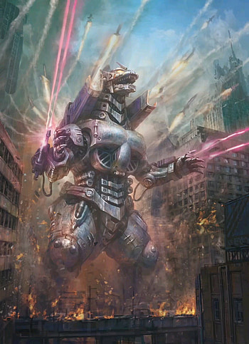 Mecha Godzilla, video_game_software, art HD phone wallpaper