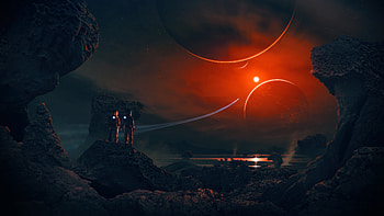 Galaxy Explorer , astronaut, galaxy, space, planets, artstation HD wallpaper