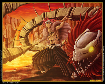 Bankai Hihio Zabimaru, bleach, bankai, anime, renji HD wallpaper