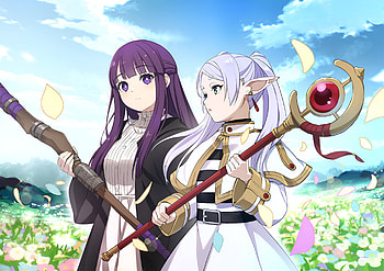 Fern & Frieren, Anime, Frieren: Beyond Journey's End, Fern (Frieren: Beyond Journey's End), Frieren (Frieren: Beyond Journey's End) HD wallpaper