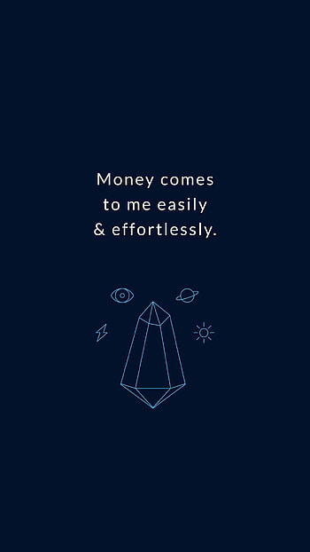 Money Affirmation HD phone wallpaper