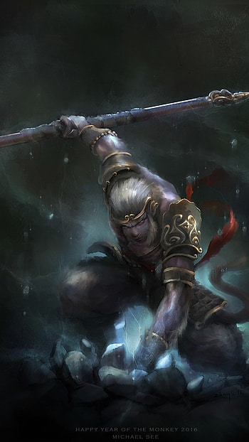 Monkey King, Goku, Sun Wukong HD phone wallpaper