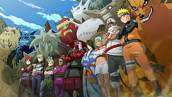 Kurama (Anime), Naruto and his allies, U TV , Teamwork and power HD wallpaper
