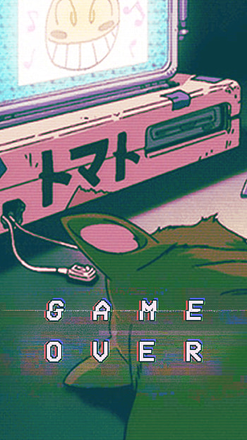 Game Over, Aesthetic design, Dark and moody, Visual art HD phone wallpaper