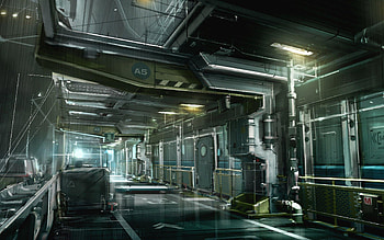 Spaceship interior, Futuristic design, Sci-fi technology, Space exploration HD wallpaper