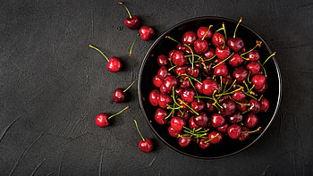cherries, Rich hues, Stunning backgrounds, Sumptuous and ripe HD wallpaper