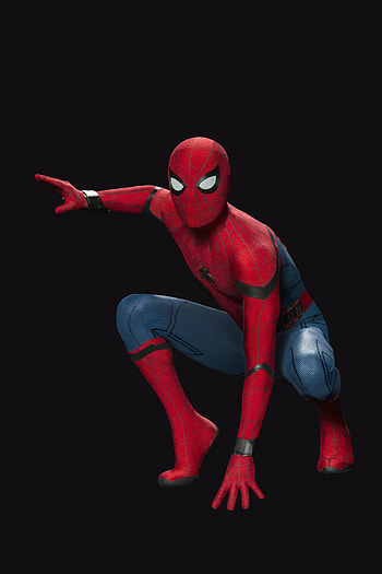 Spiderman Posing, spiderman, superheroes, artwork, artist, digital-art HD phone wallpaper