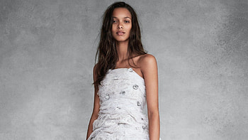 Lais Ribeiro, celebrity, white dress HD wallpaper