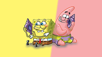 SpongeBob computer , Backgrounds, Animated character, SpongeBob SquarePants HD wallpaper