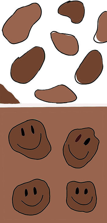 Happy Browns, cow print, smiles HD phone wallpaper