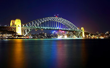 Sydney Harbour Bridge, Australian beauty, Wide , Mesmerizing scenery HD wallpaper