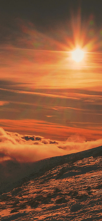 Sun aesthetic, Vibrant colors, Ethereal atmosphere, Stunning visuals HD phone wallpaper