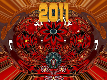2011, eye candy, abstract, 3d, fractal, collage HD wallpaper