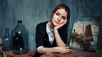 Girl Painting, girls, painting HD wallpaper