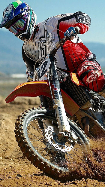 Dirt Bike, Racer, Dirt Bike Racer HD phone wallpaper